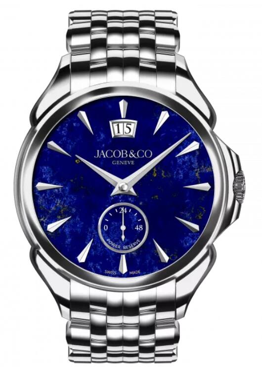 Jacob & Co PALATIAL CLASSIC MANUAL BIG DATE - STAINLESS STEEL (LAPIS LAZULI) BRACELET PC400.10.AA.AD.A10AA Replica watch